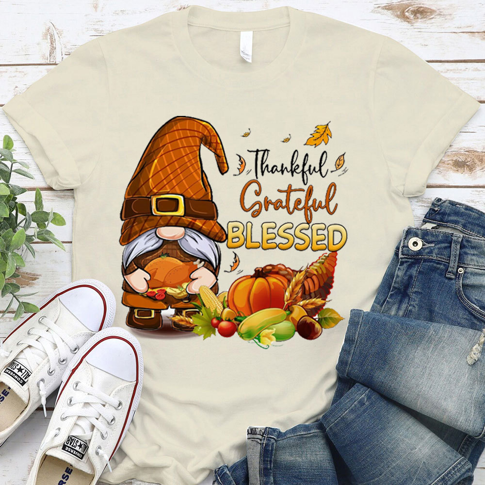 Thankful And Grateful Christian T-Shirt