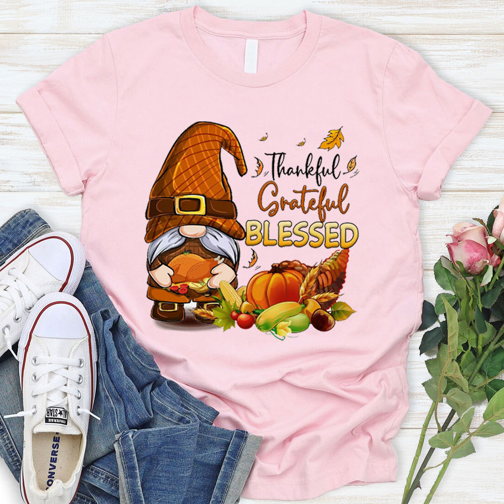 Thankful And Grateful Christian T-Shirt