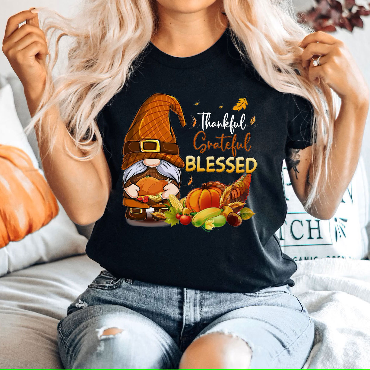 Thankful And Grateful Christian T-Shirt