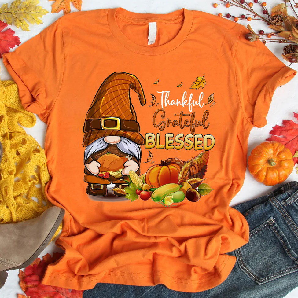 Thankful And Grateful Christian T-Shirt