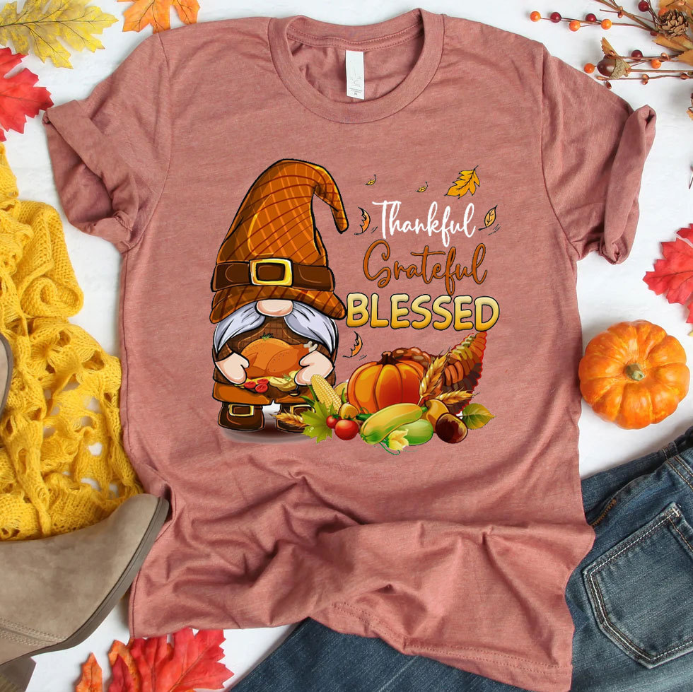 Thankful And Grateful Christian T-Shirt