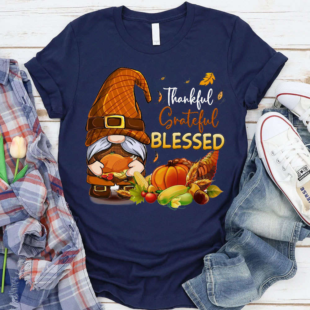 Thankful And Grateful Christian T-Shirt