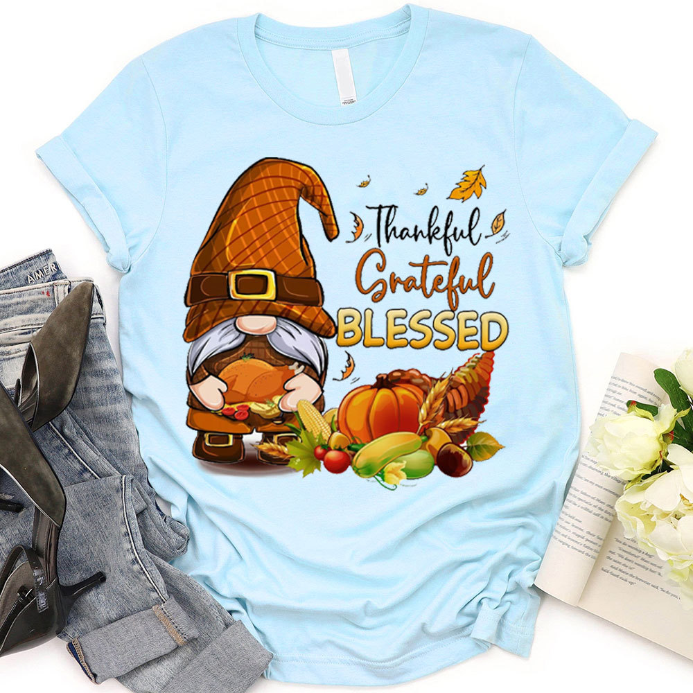 Thankful And Grateful Christian T-Shirt
