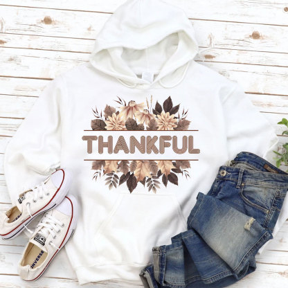 Thankful Fall Christian Hoodie
