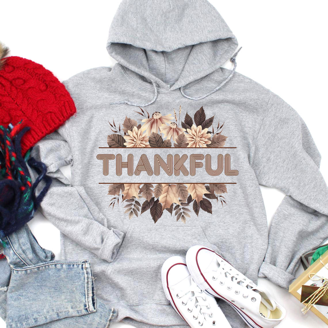 Thankful Fall Christian Hoodie