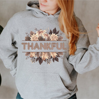 Thankful Fall Christian Hoodie