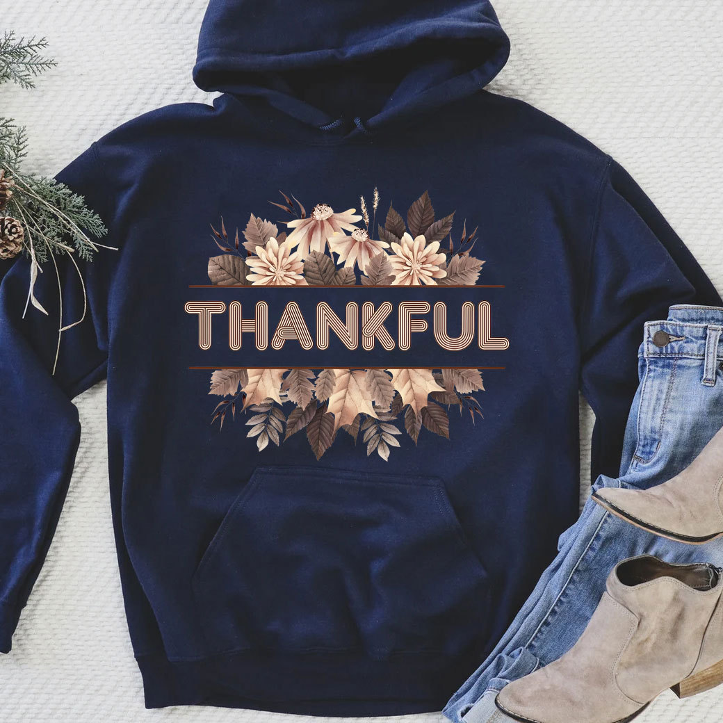 Thankful Fall Christian Hoodie