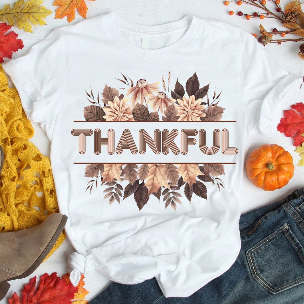 Thankful Fall Christian T-Shirt
