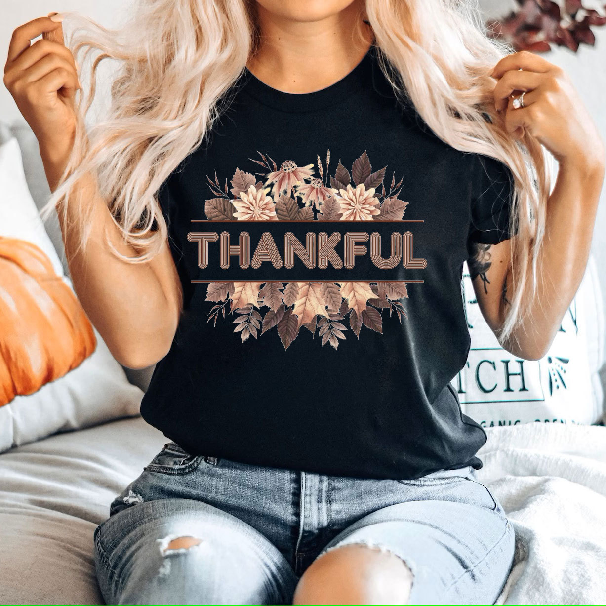 Thankful Fall Christian T-Shirt