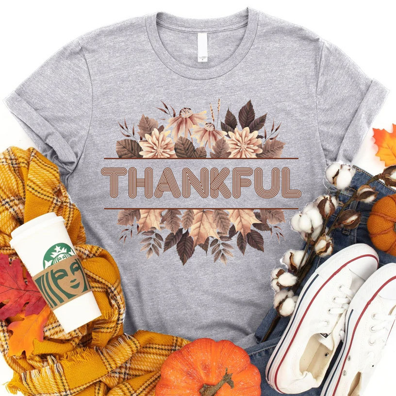 Thankful Fall Christian T-Shirt
