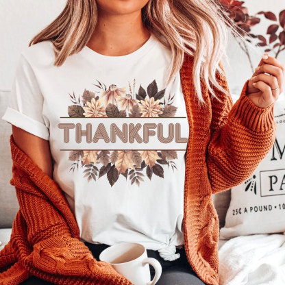 Thankful Fall Christian T-Shirt