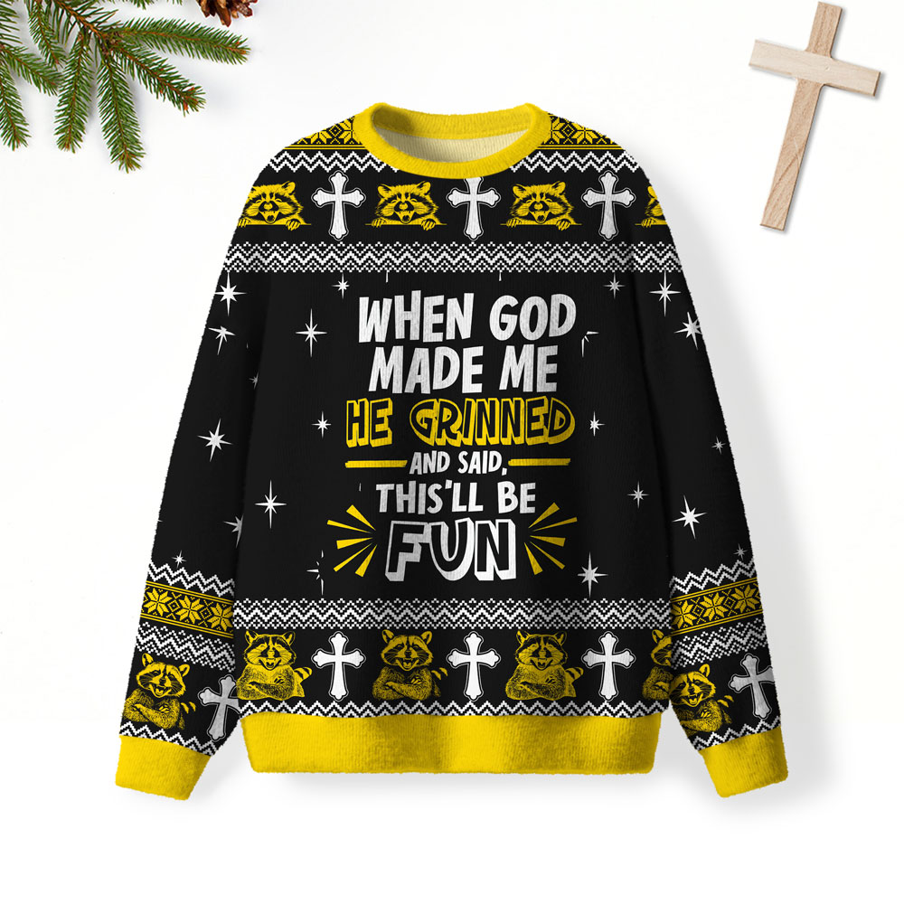 That's Will Be Fun Christian Lightweight Sweater