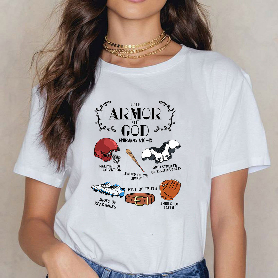 The Armor Of God Christian T-Shirt