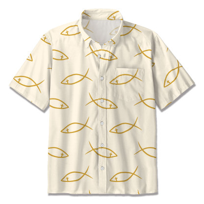 The Beige Fish Christian Hawaiian Shirt