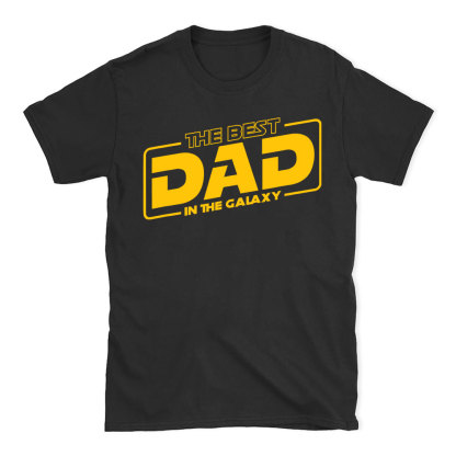 The Best Dad In The Galaxy Christian T-Shirt