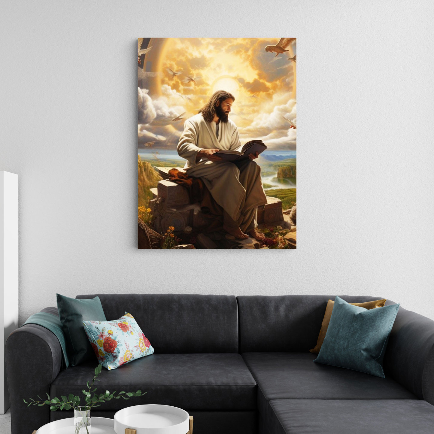 The Book Of Life Christian Canvas Wall Art