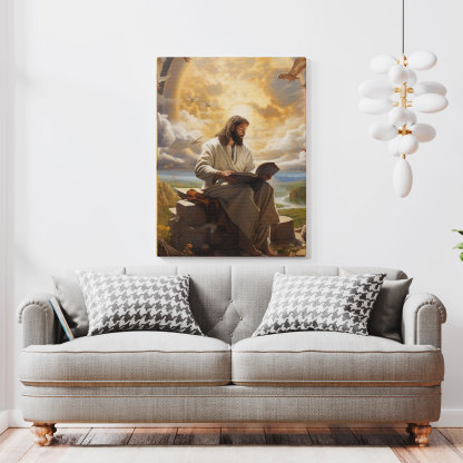 The Book Of Life Christian Canvas Wall Art