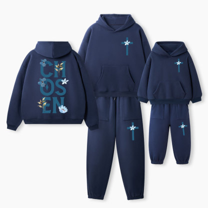 The Chosen Christian Premium Matching Fleece Hoodie Set