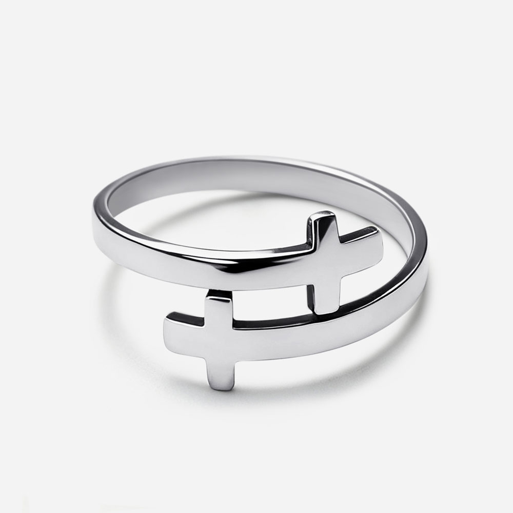 Sample Christian 925 Sterling Silver Ring Sale - GuidingCross