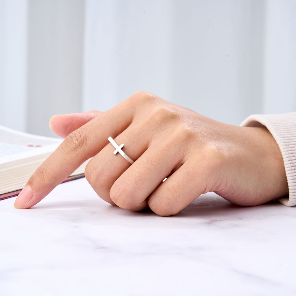 The Cross Christian 925 Sterling Silver Ring