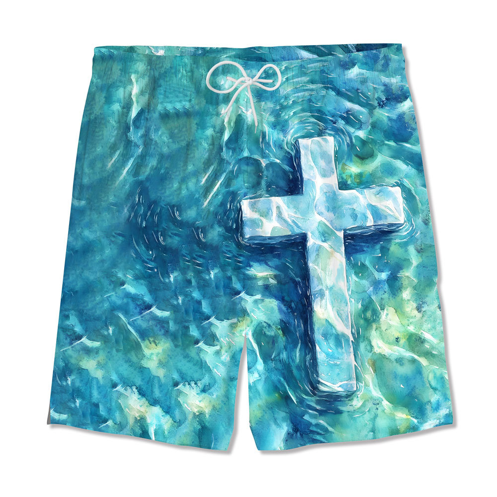 Frist Of All I'm God Pieces Christian Hawaiian Shirt Sale - GuidingCross