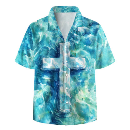 The Cross Christian Hawaiian Shirt 