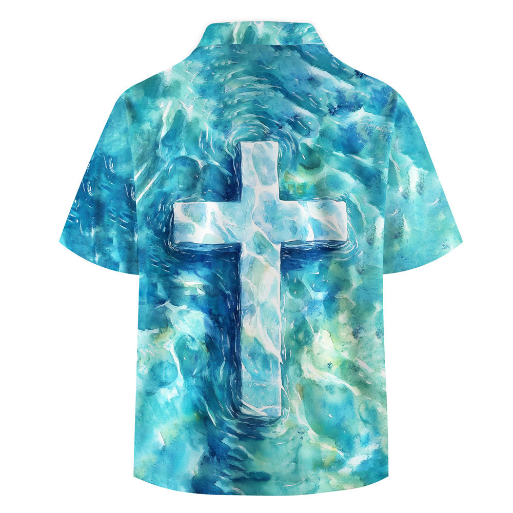 The Cross Christian Hawaiian Shirt 
