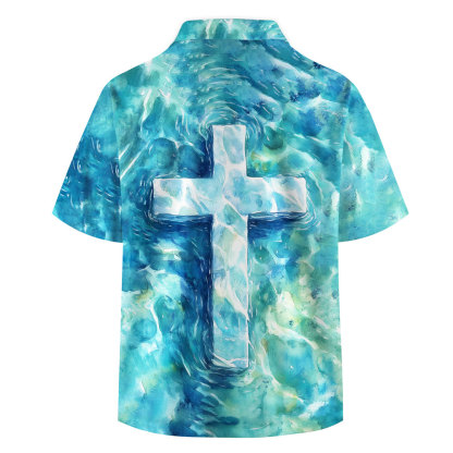 The Cross Christian Hawaiian Shirt 