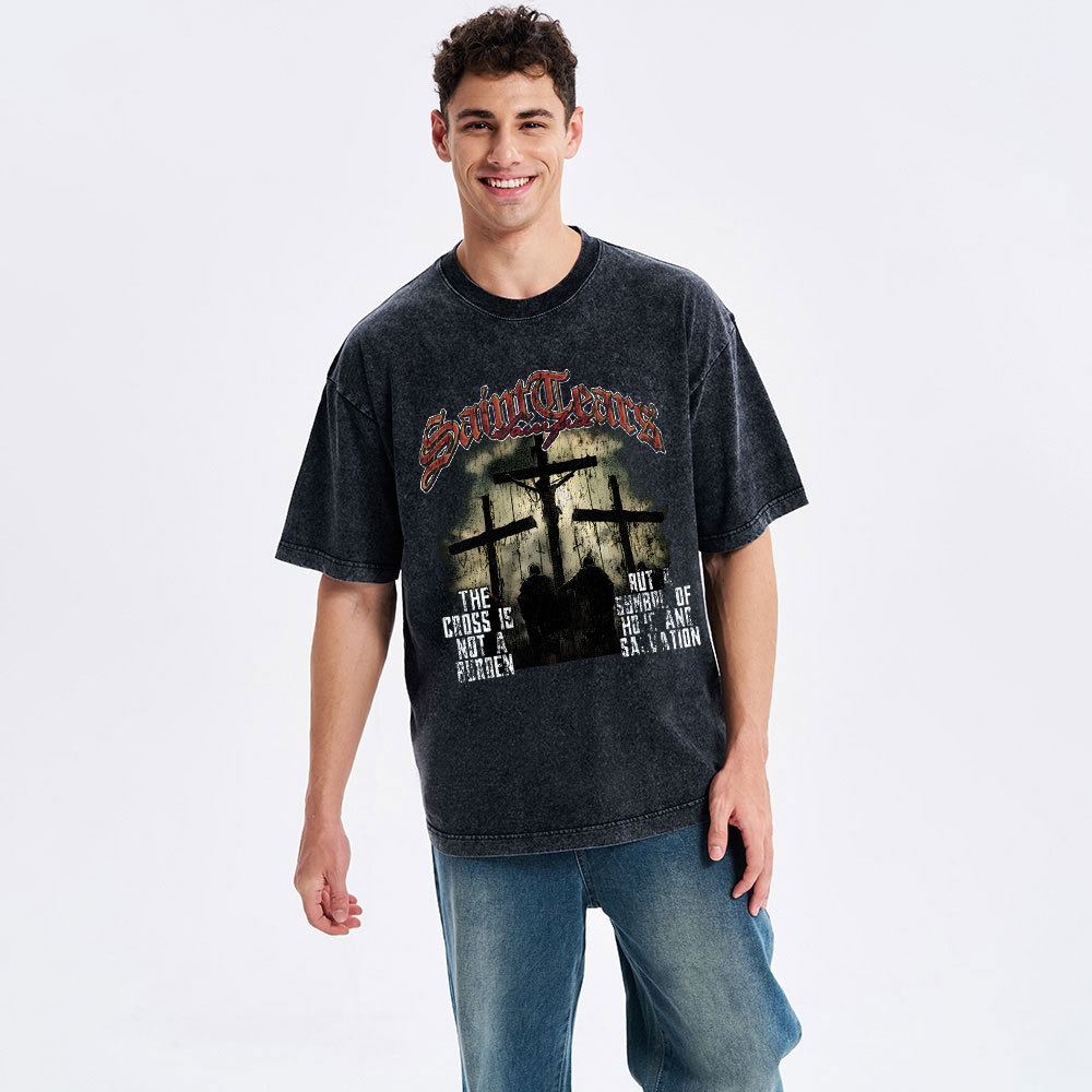 The Cross Christian Washed T-Shirt