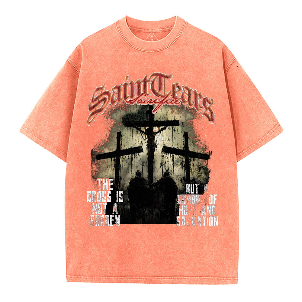 The Cross Christian Washed T-Shirt