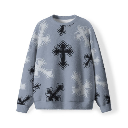 The Cross Furry Christian Lightweight Sweater
