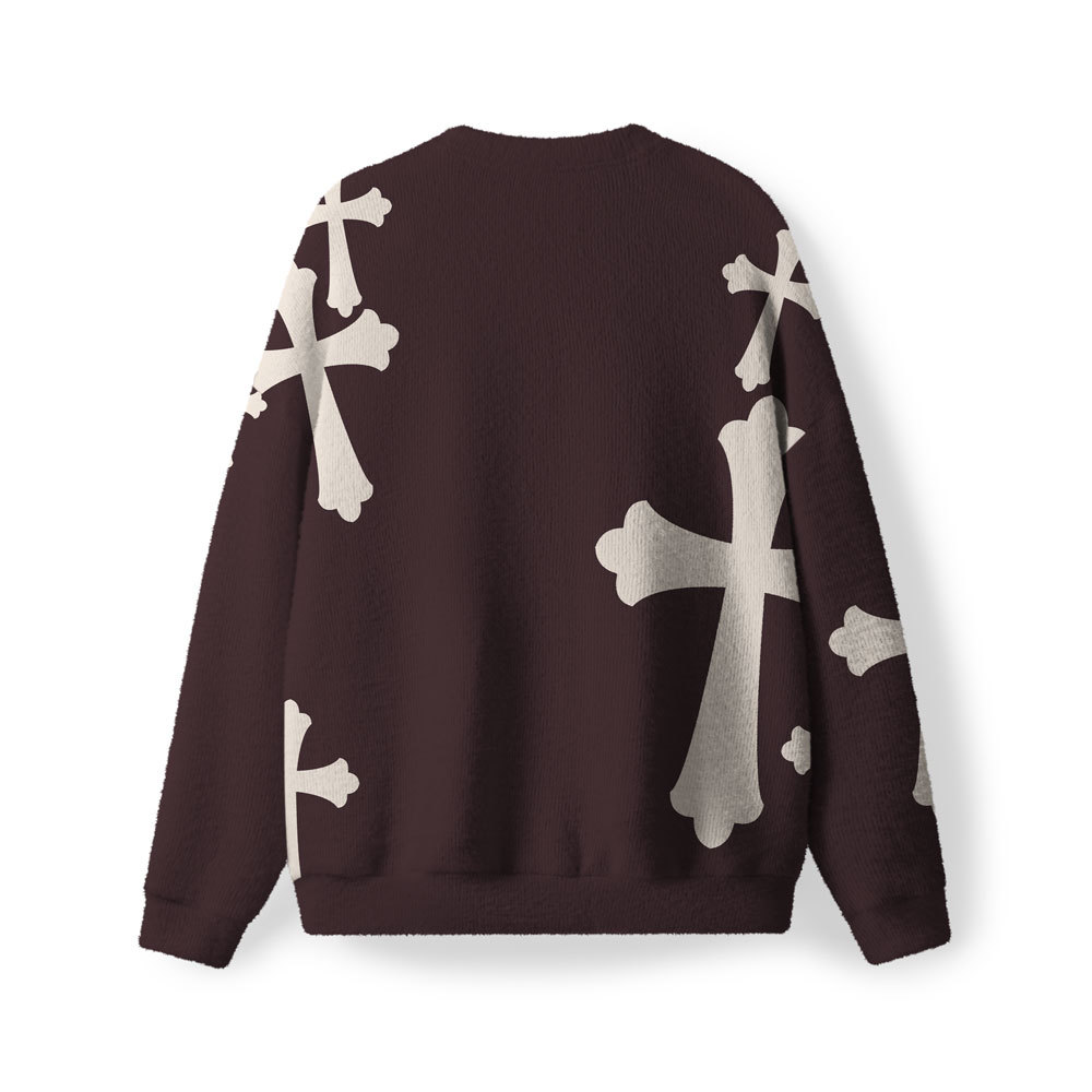 The Cross Furry Christian Lightweight Sweater