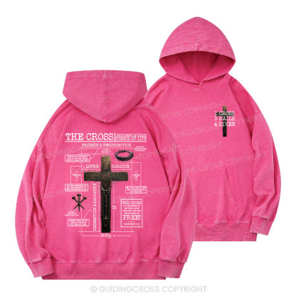 The Cross Instrument Of Death Symbol Of Life Christian Washed Hoodie 