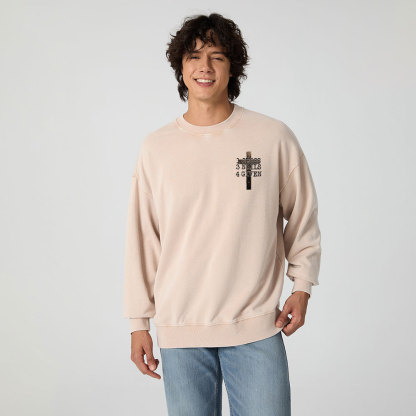 The Cross Instrument Of Death Symbol Of Life Christian Washed Sweatshirt