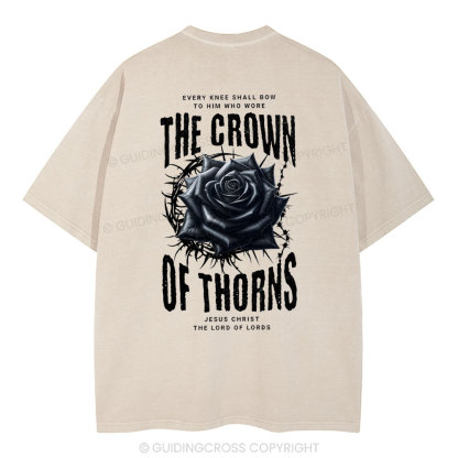 The Crown Of THORNS Christian Washed T-Shirt