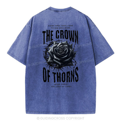 The Crown Of THORNS Christian Washed T-Shirt