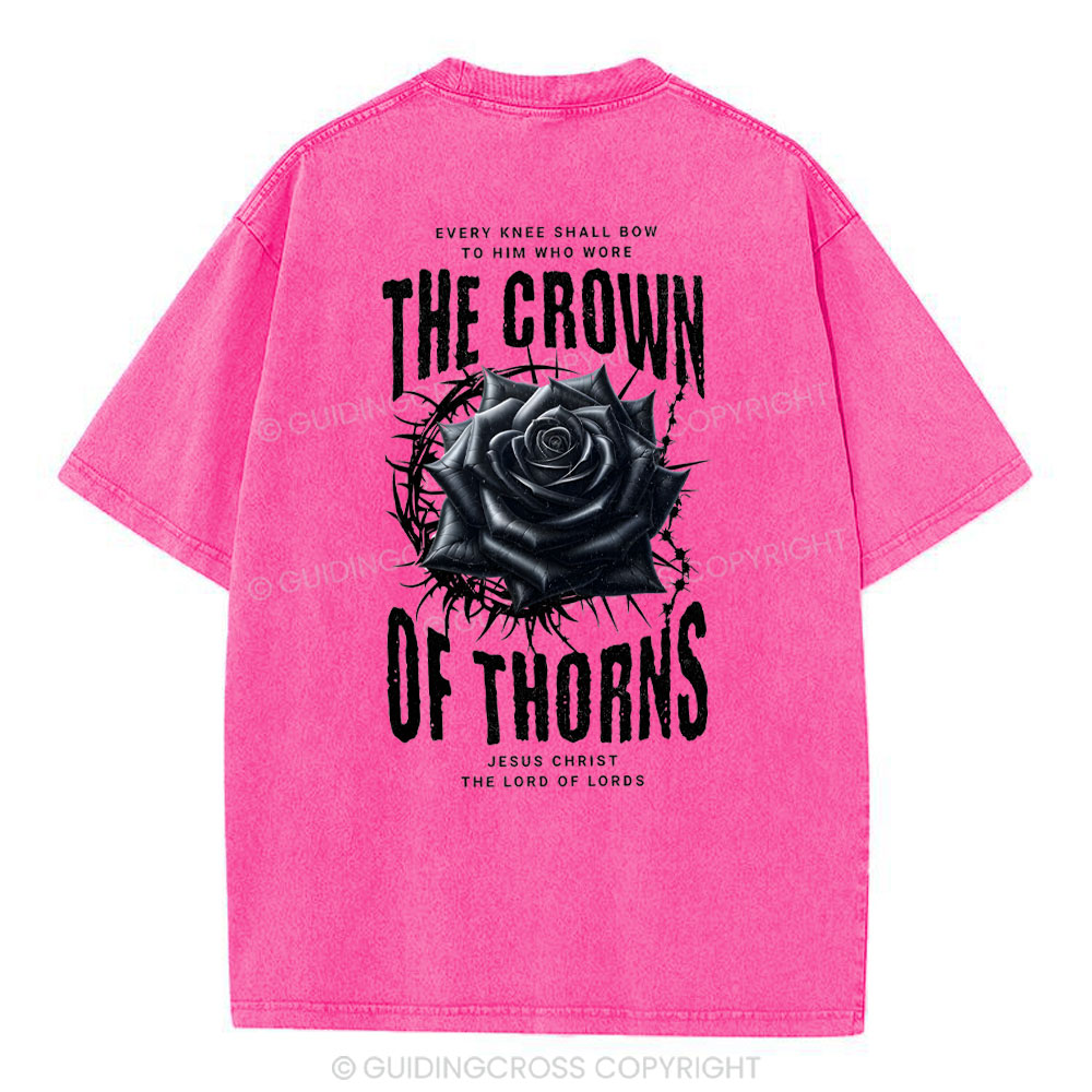 The Crown Of THORNS Christian Washed T-Shirt
