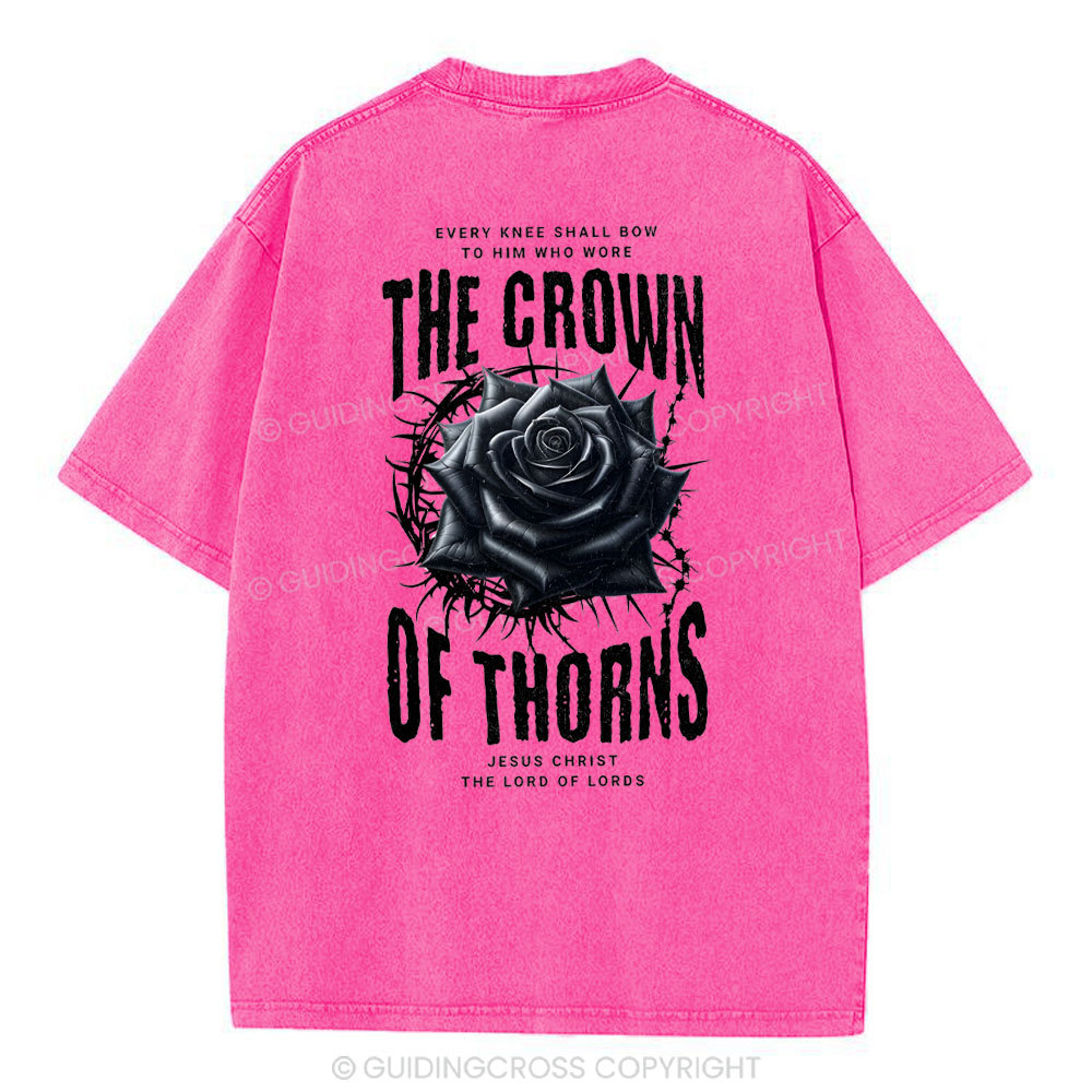 The Crown Of THORNS Christian Washed T-Shirt