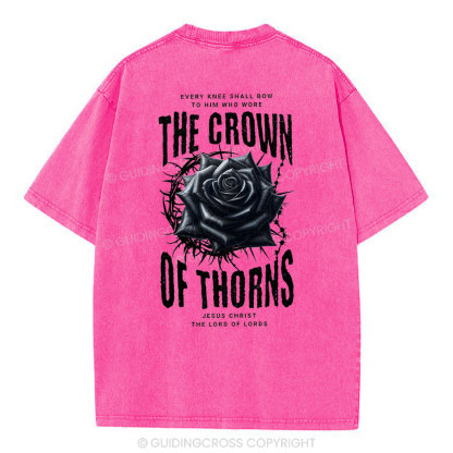 The Crown Of THORNS Christian Washed T-Shirt