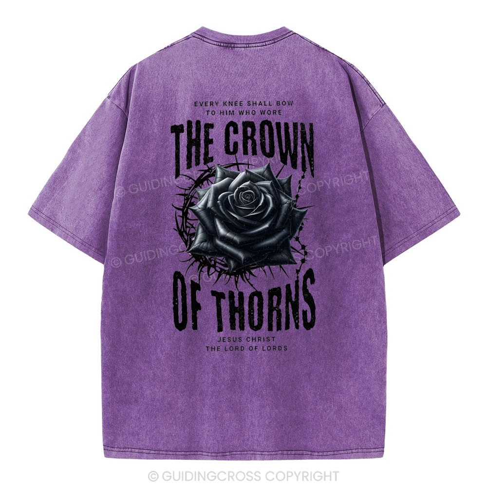 The Crown Of THORNS Christian Washed T-Shirt