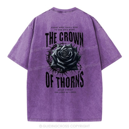 The Crown Of THORNS Christian Washed T-Shirt