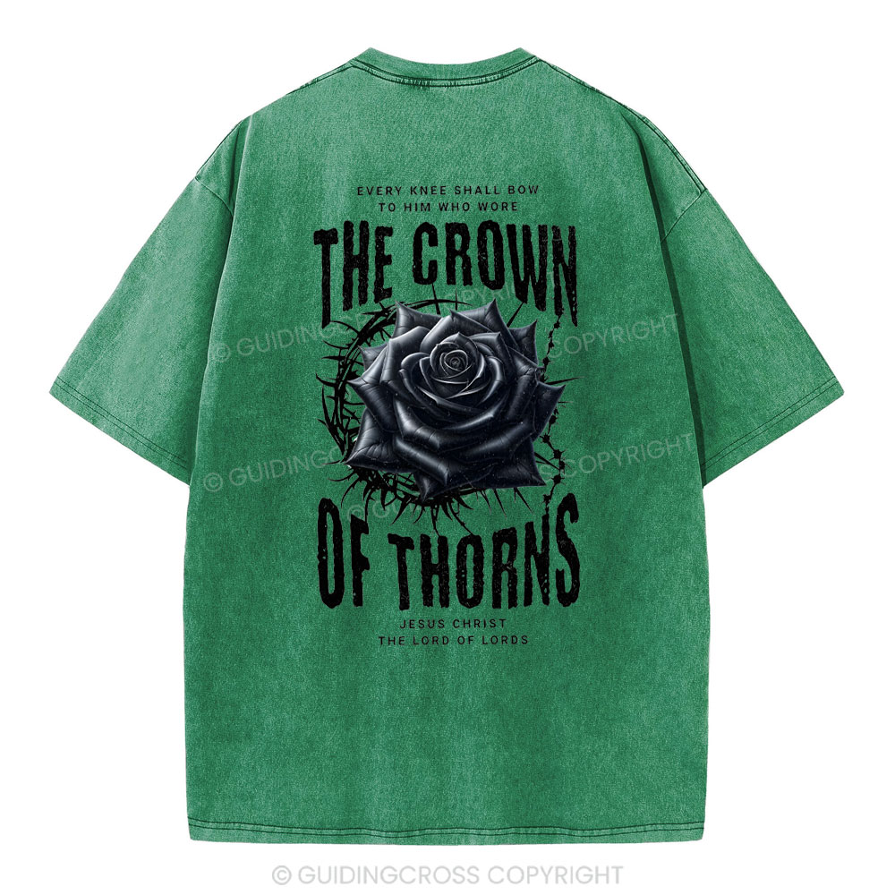 The Crown Of THORNS Christian Washed T-Shirt