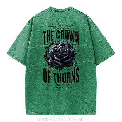 The Crown Of THORNS Christian Washed T-Shirt