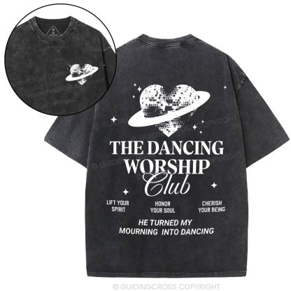 The Dancing Worship Christian Washed T-Shirt