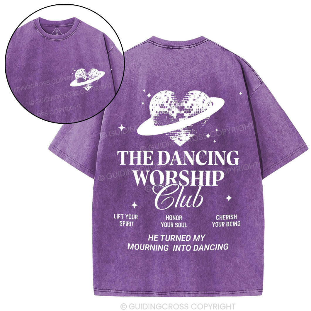 The Dancing Worship Christian Washed T-Shirt