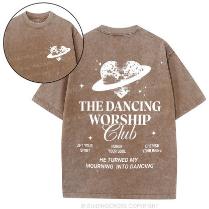 The Dancing Worship Christian Washed T-Shirt