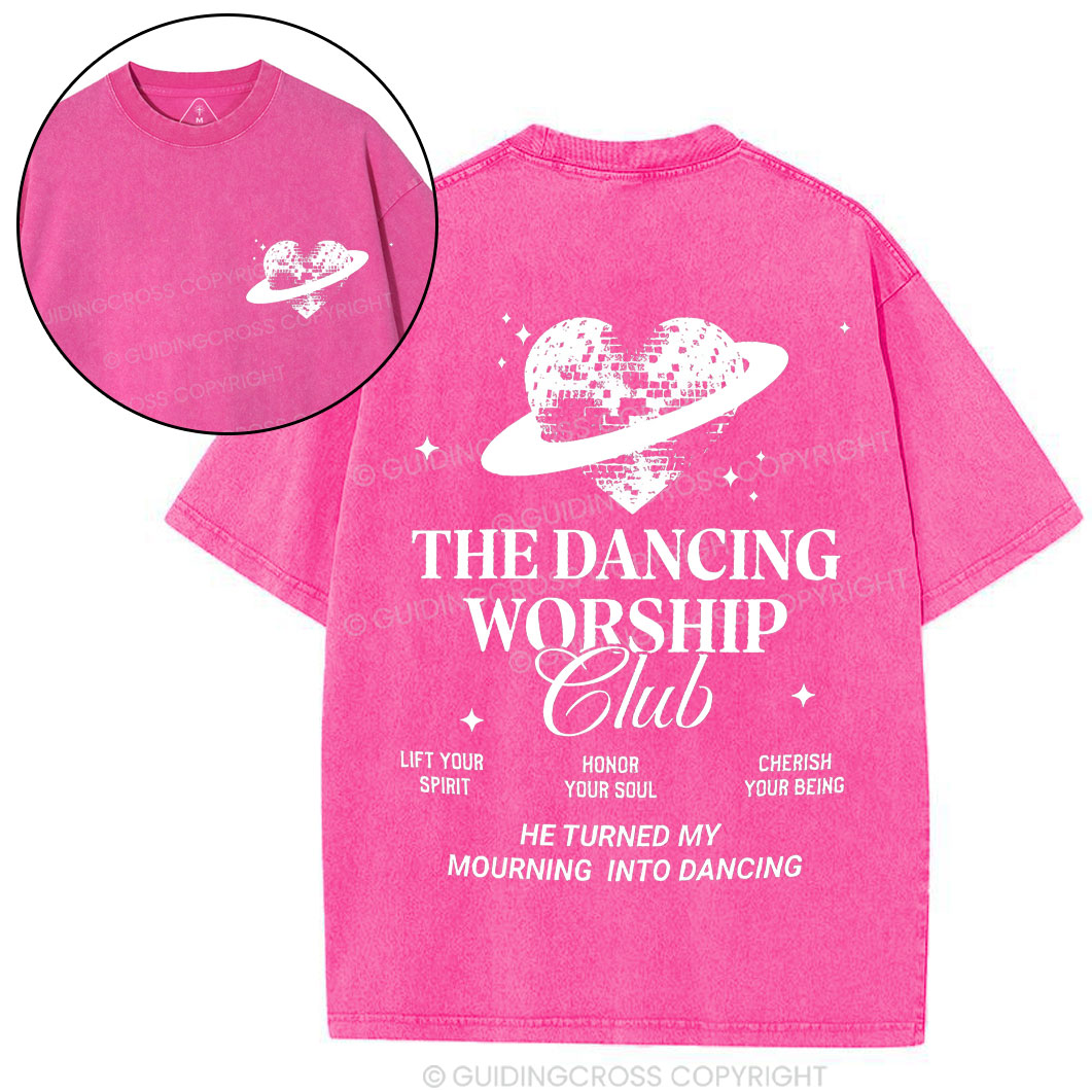 The Dancing Worship Christian Washed T-Shirt