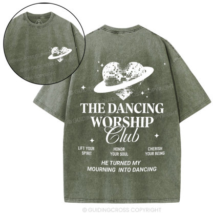 The Dancing Worship Christian Washed T-Shirt