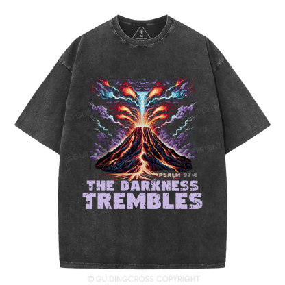 The Darkness Trembles Christian Washed T-Shiret