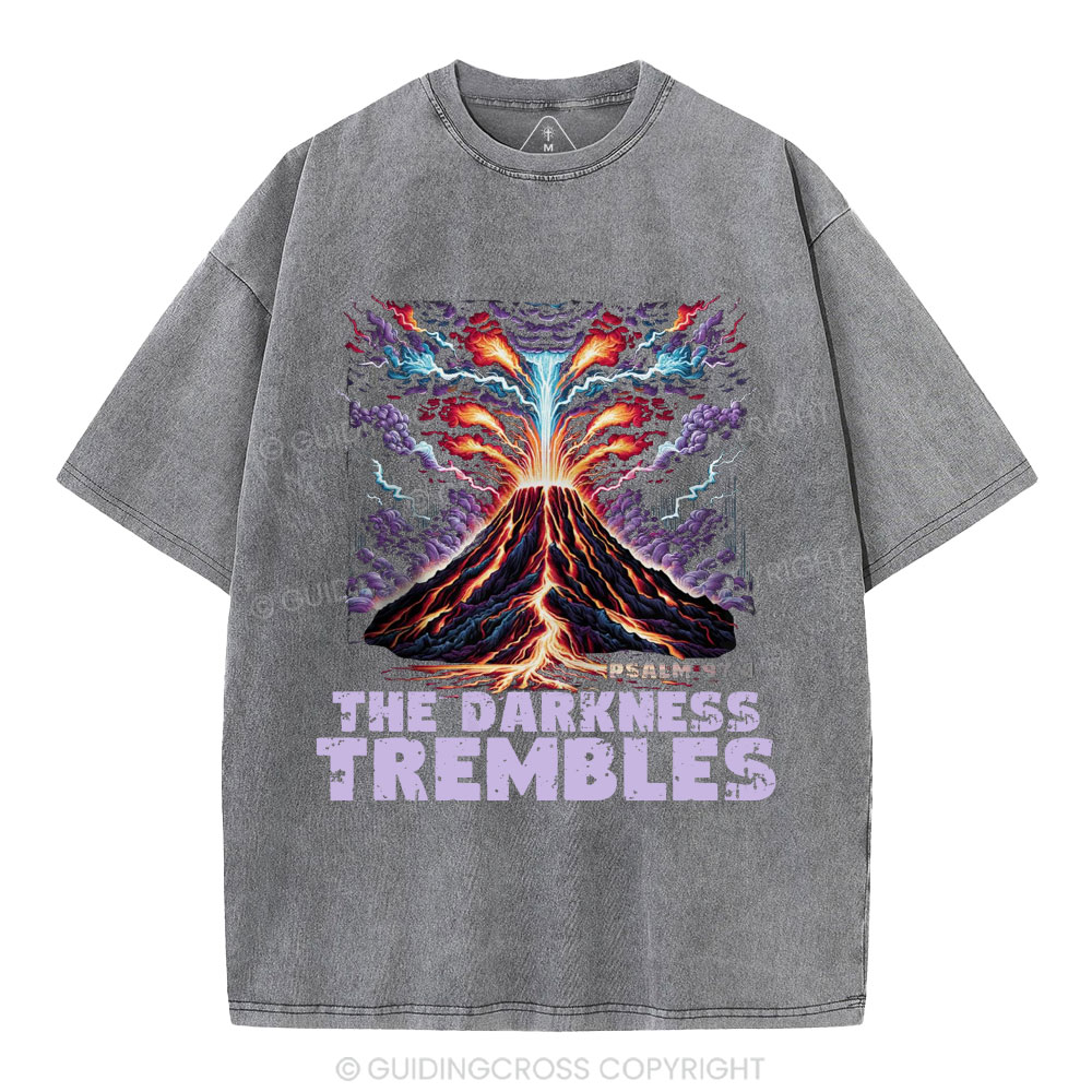 The Darkness Trembles Christian Washed T-Shiret